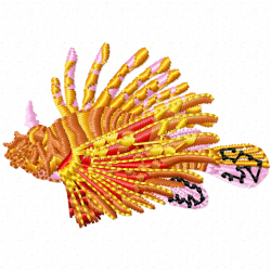 Fishes Embroidery Design 4 Fishes Embroidery Design 4